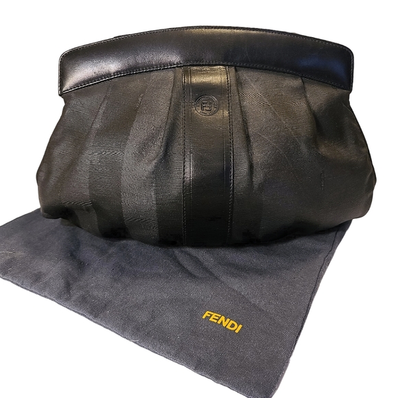 Fendi Handbags - VINTAGE FENDI CLUTCH